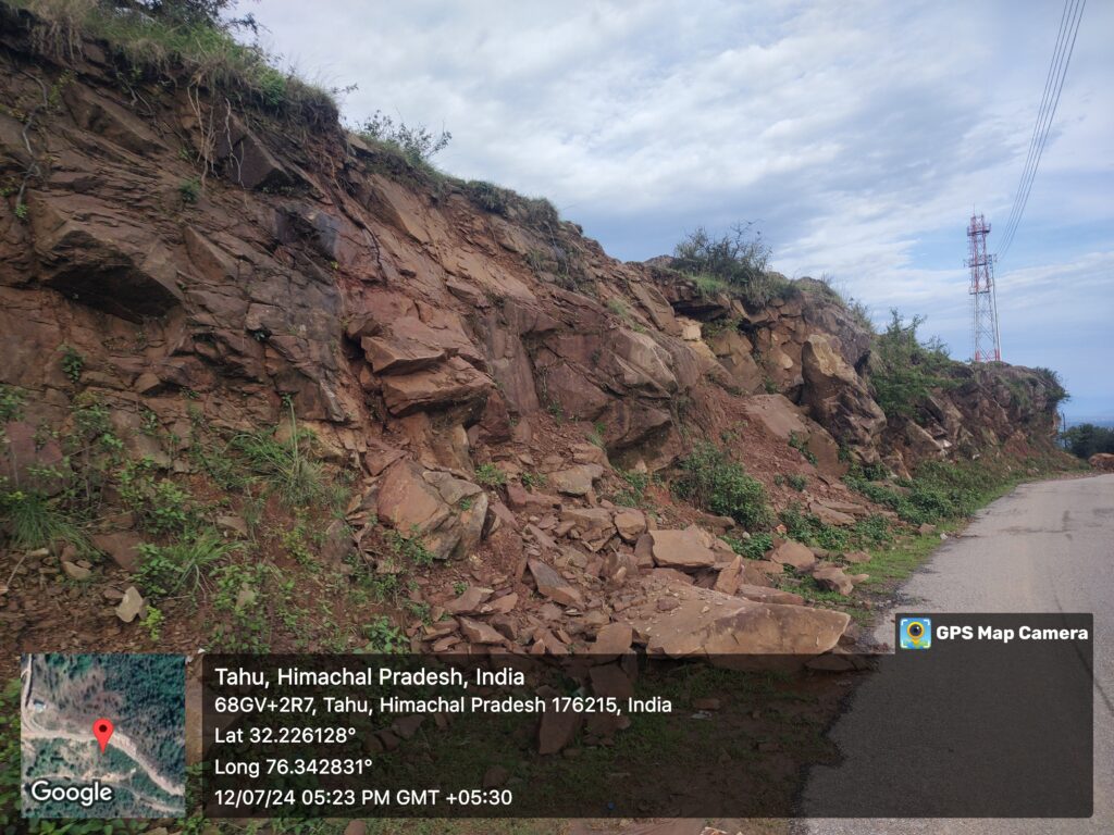 Sandstone , Lower Shivalik Near Dharamshala.