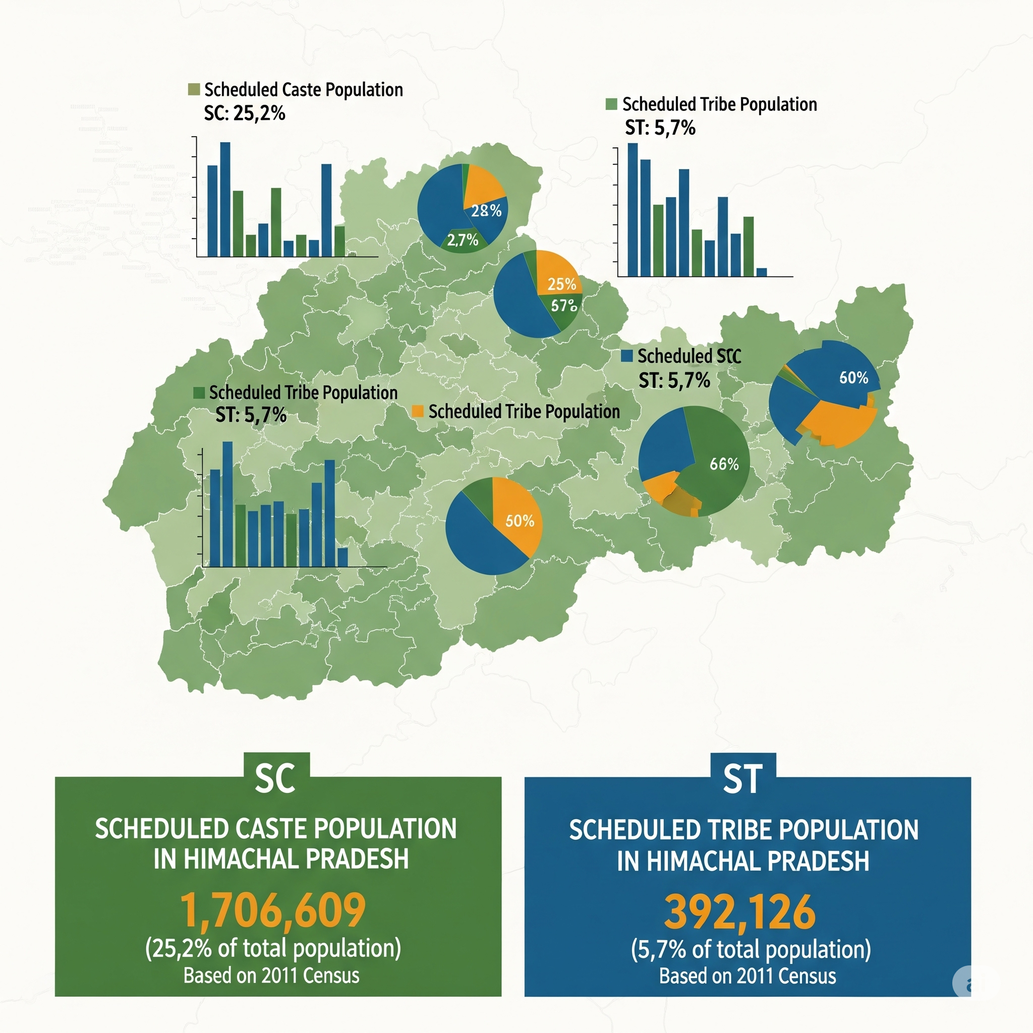 SC, ST population of Himachal pradesh, HPGK