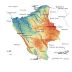 Physiographic map of Hamirpur Himachal pradesh