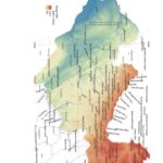 Physiographic Map of Kangra, Himachal Pradesh.
